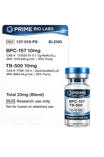 BPC-157 10mg + TB-500 10mg (20 mg)
